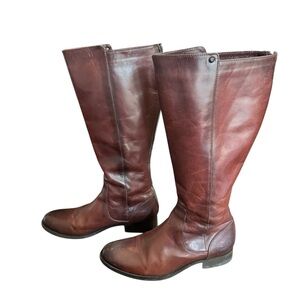 Frye Tall Leather Riding Boots - Size 9